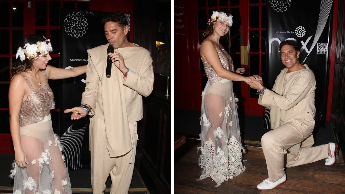 Matías Alé y Martina Vignolo reafirmaron su amor. Matías Alé y Martina Vignolo reafirmaron su amor. 