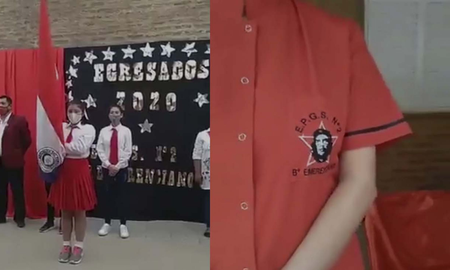 Una escuela de Chaco cerró el año con un homenaje al Che Guevara Una escuela de Chaco cerró el año con un homenaje al Che Guevara