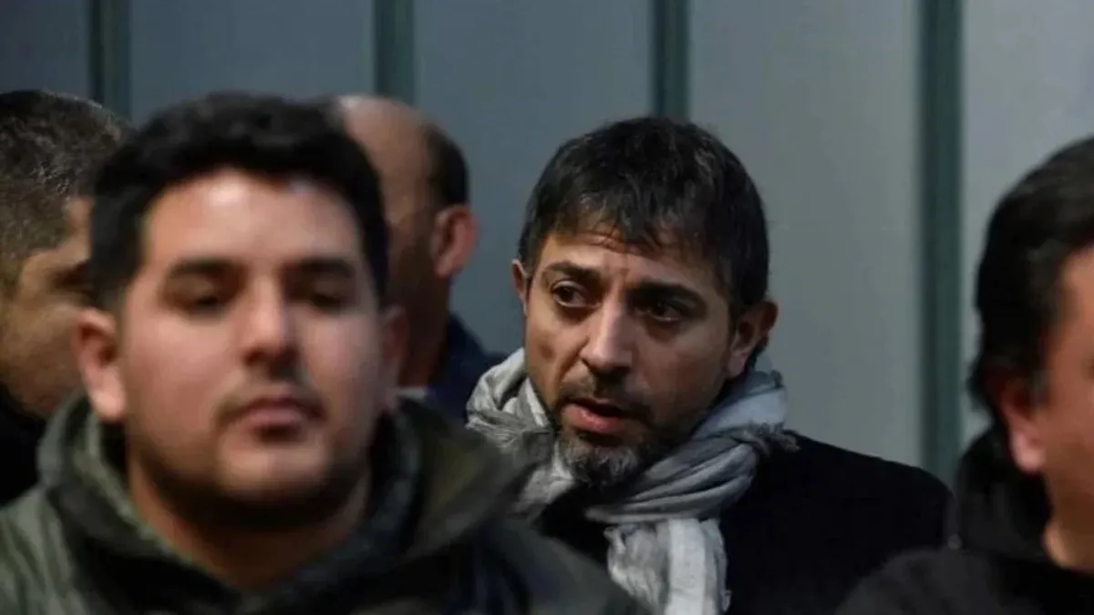 Germán Facchín, el exintendente, durante la audiencia (Foto: gentileza La Voz del Interior). 