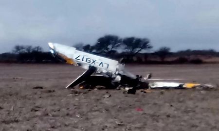 Así quedó la avioneta en la que sufrió el accidente Jorge Grazziano. Así quedó la avioneta en la que sufrió el accidente Jorge Grazziano.