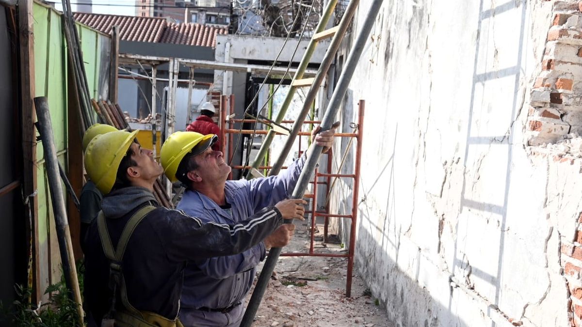 Por la complejidad de la obra se contrató a una empresa especializada para realizar las tareas.&nbsp; &nbsp;