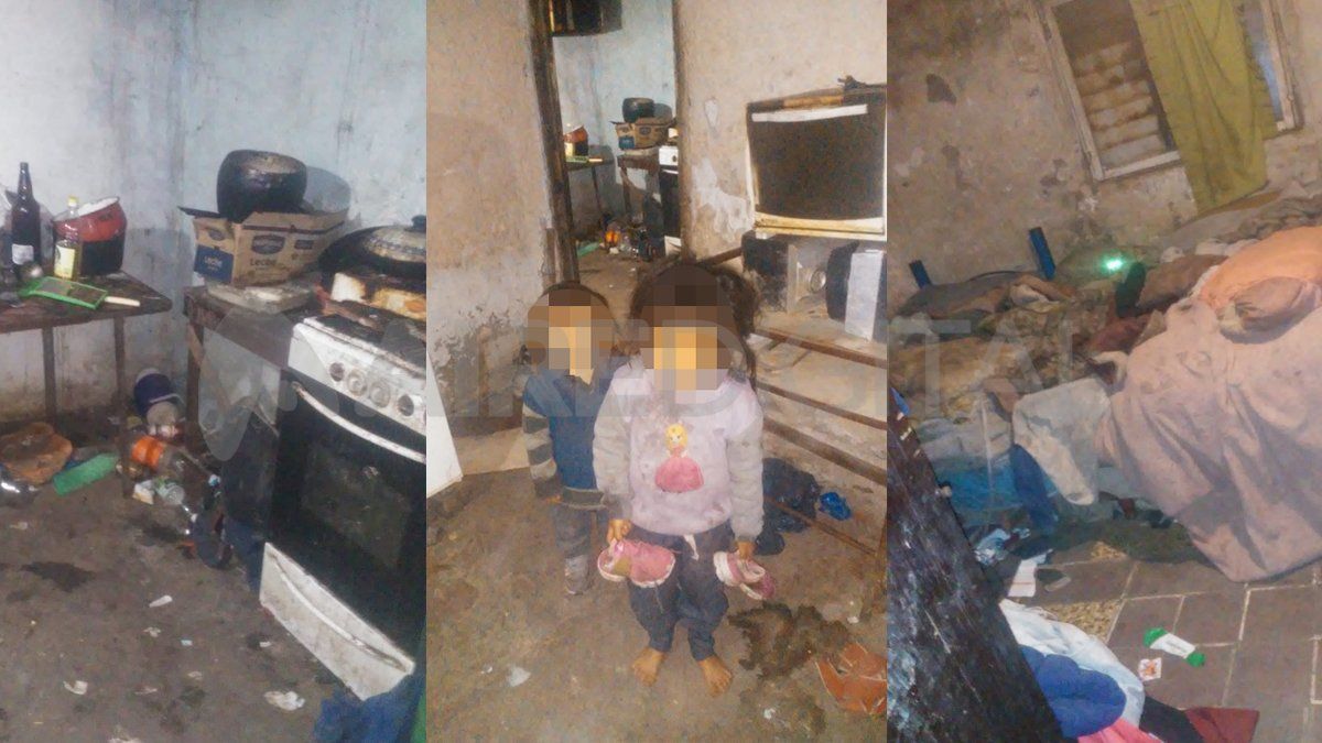 Un vecino alertó a la policía del estado de los niños