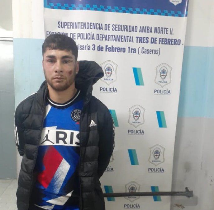 Video: arrestaron al exfutbolista Adrián Cirigliano como acusado intentar ingresar a una casa armado