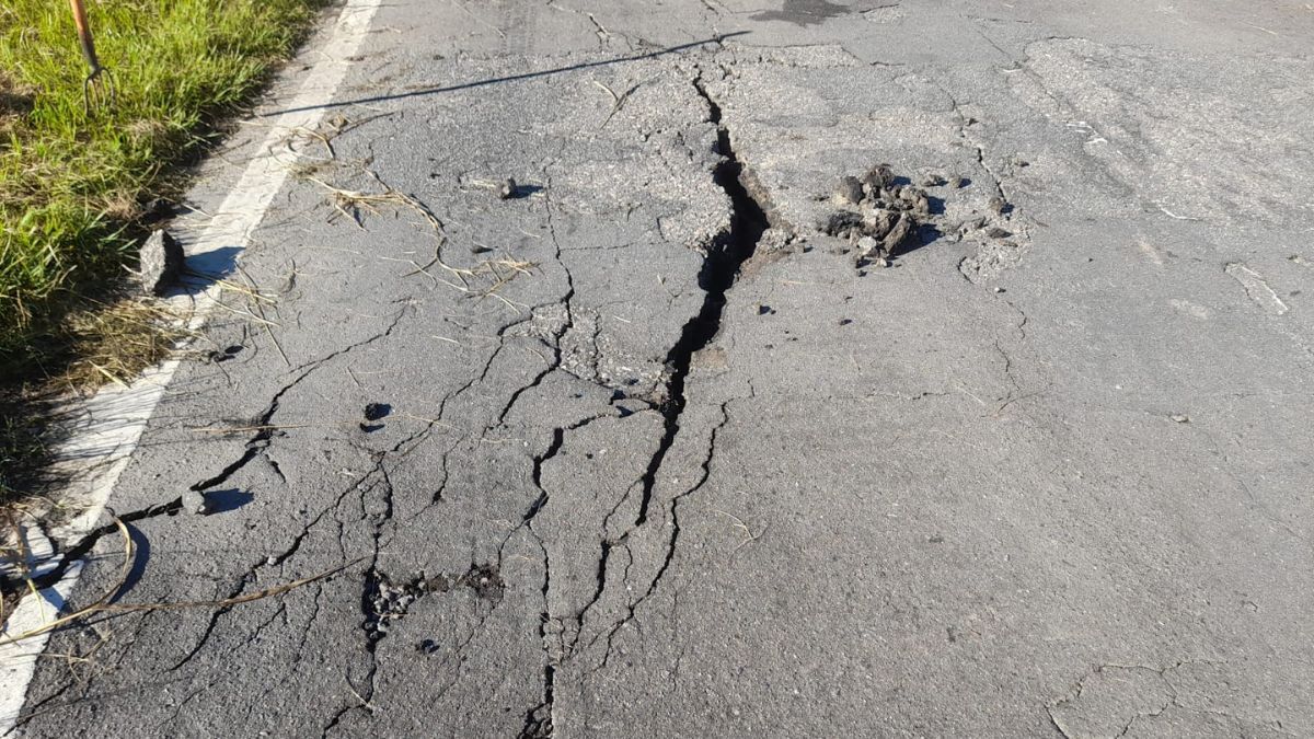 Continúa el corte total de tránsito en la Ruta Provincial 1.