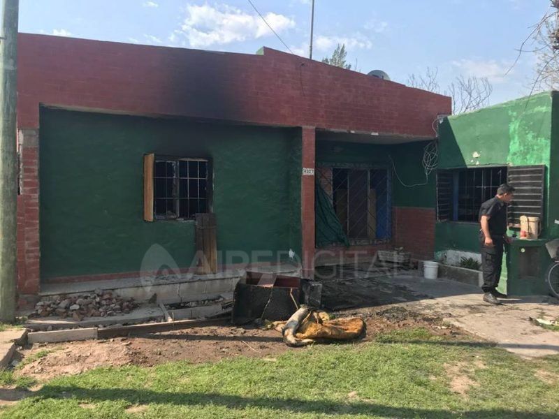 ¿Qué originó el fatal incendio en Santo Tomé?