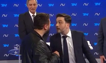Marra y Grabois a los gritos en TV: Manito blandita es de garca y Por lo menos yo no le robo a los pobres Marra y Grabois a los gritos en TV: Manito blandita es de garca y Por lo menos yo no le robo a los pobres