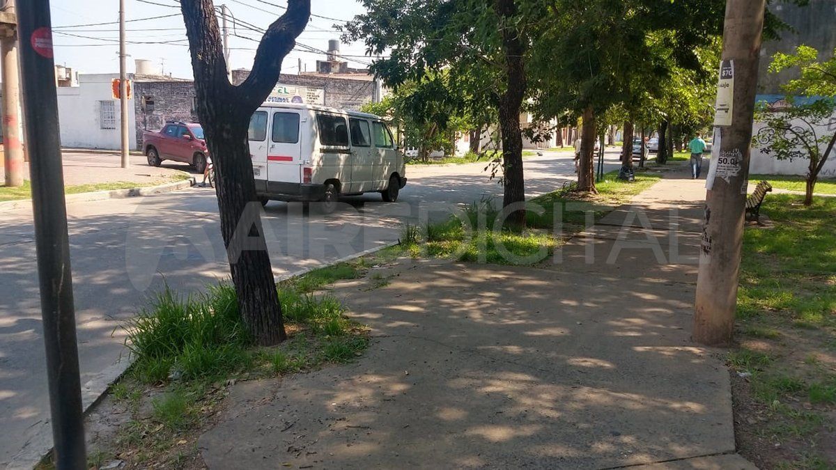 El lugar donde se realizaba el control cuando el inspector fue atropellado. 