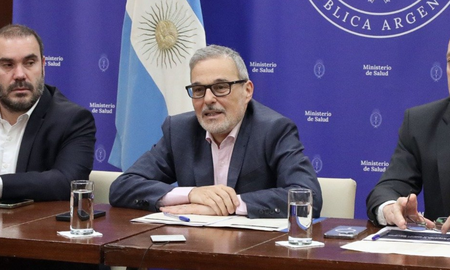 El renunciante ministro de Salud, Mario Russo. El renunciante ministro de Salud, Mario Russo.