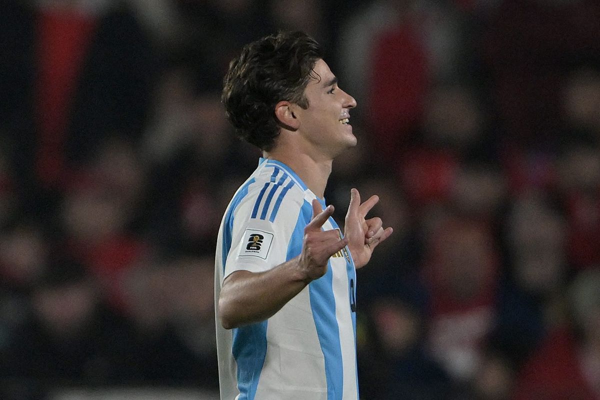 Julián Álvarez marcó el único gol del partido.