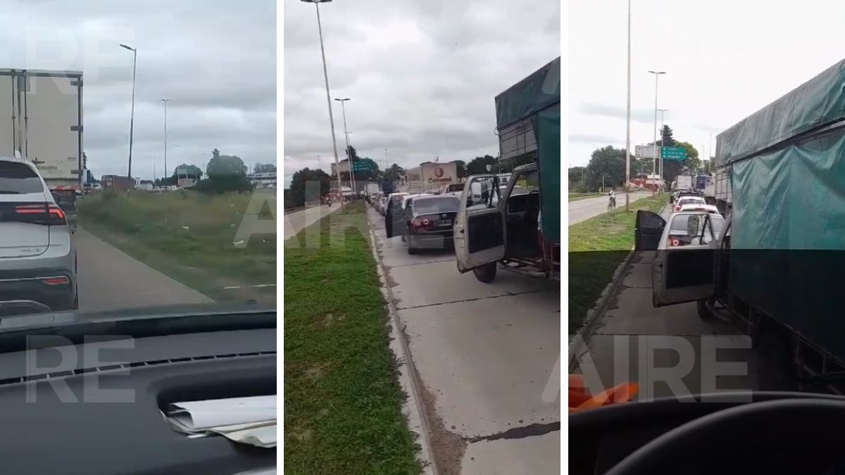 Imágenes del choque en el túnel subfluvial.
