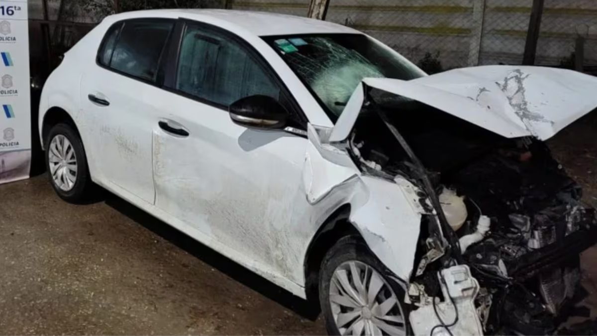 La persecución policial que terminó con un fuerte choque en Mar del Plata.