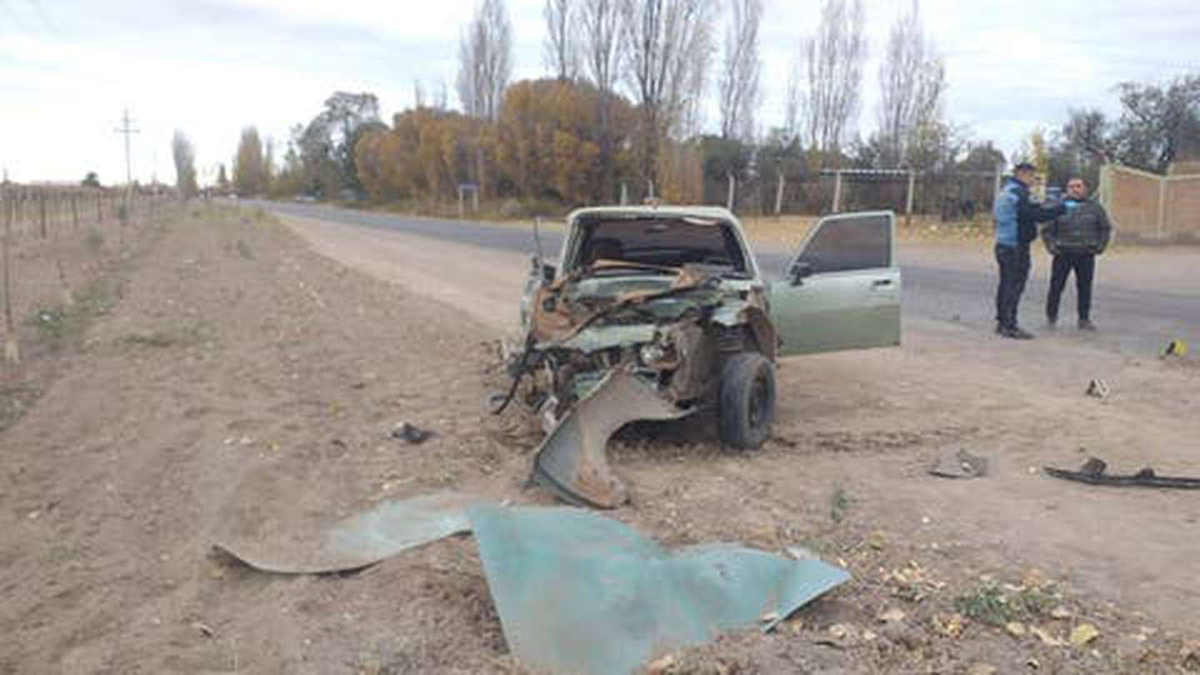 Imagen del Peugeot 504 en donde viajaba el joven de 20 años