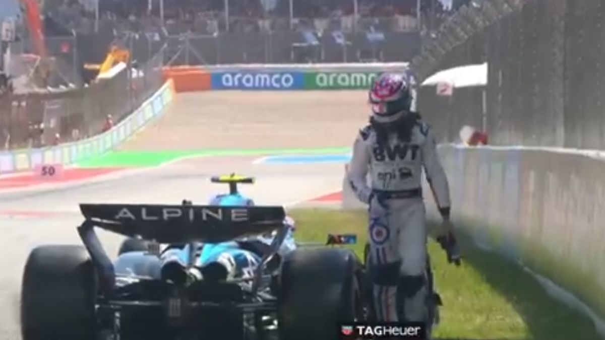 Franco Colapinto tuvo problemas con su auto y largará penúltimo en el GP de España de Fórmula 1