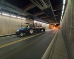 El tránsito será alternado durante la noche en el Túnel Subfluvial. Imagen ilustrativa. El tránsito será alternado durante la noche en el Túnel Subfluvial. Imagen ilustrativa.