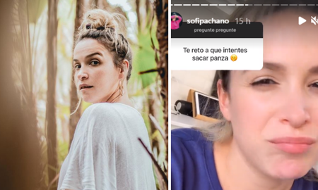 Sofía Pachano respondió preguntas de sus seguidores y fue contundente cuando le dijeron que intente sacar panza y si estaba esperando un bebé. Sofía Pachano respondió preguntas de sus seguidores y fue contundente cuando le dijeron que intente sacar panza y si estaba esperando un bebé.