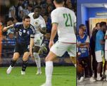 Los futbolistas de Mauritania se pelearon por las camisetas de la Selección Argentina. Los futbolistas de Mauritania se pelearon por las camisetas de la Selección Argentina.