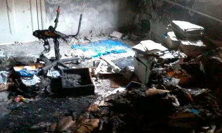 La Fiscalía de San Javier fue incendiada en julio de 2015. La Fiscalía de San Javier fue incendiada en julio de 2015.