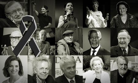15 personas famosas e influyentes que murieron en 2018