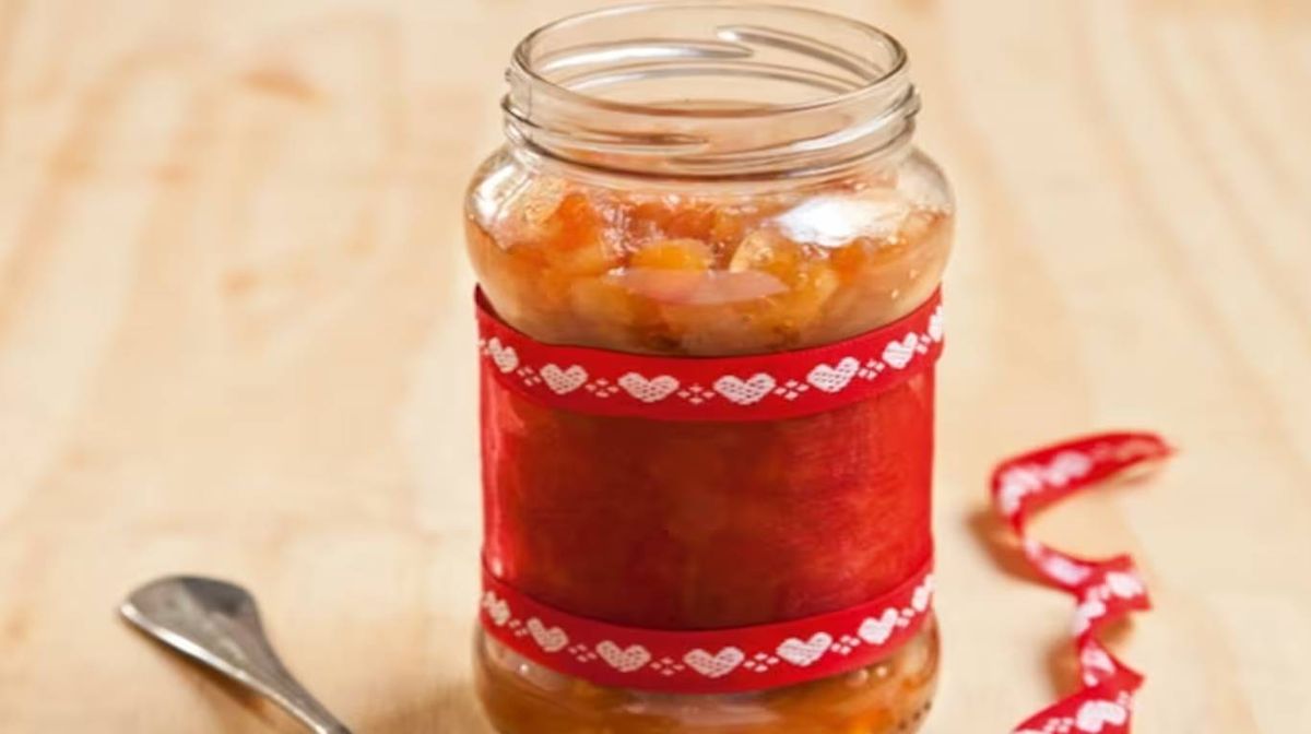 Chutney de peras y manzanas