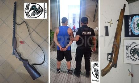 Santa Fe: la policía secuestró cuatro armas de fuego. Santa Fe: la policía secuestró cuatro armas de fuego.