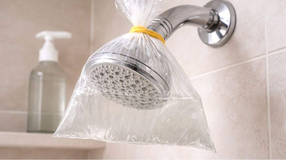 Por qué recomiendan poner una bolsa con vinagre en la ducha y cómo mejora la presión del agua.