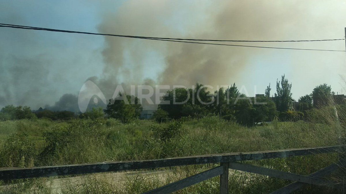 Las llamas tuvieron su origen en Callej&oacute;n Laborie