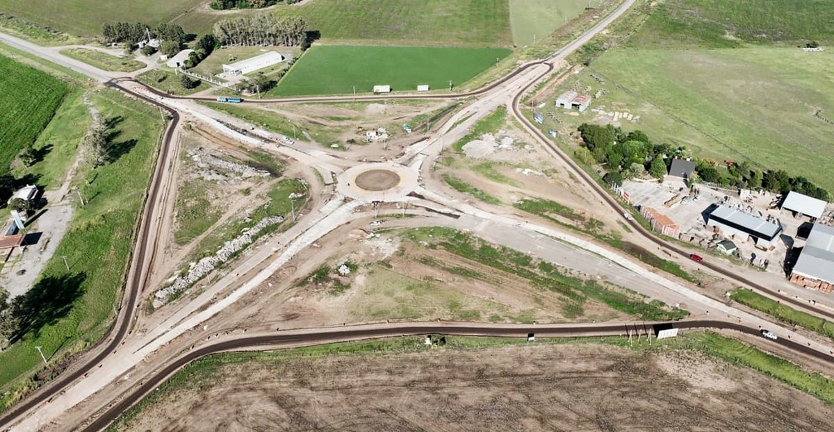 “Con la nueva rotonda iluminada vamos a mejorar la seguridad vial de la ruta 90