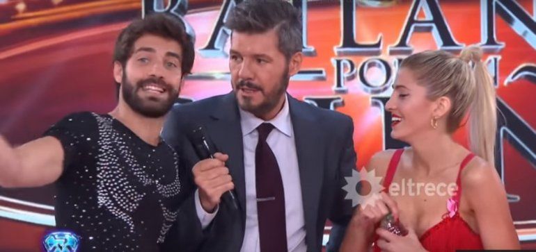 El tenso encuentro de Cande Ruggeri y Benjamín Alfonso en la pista del “Bailando”