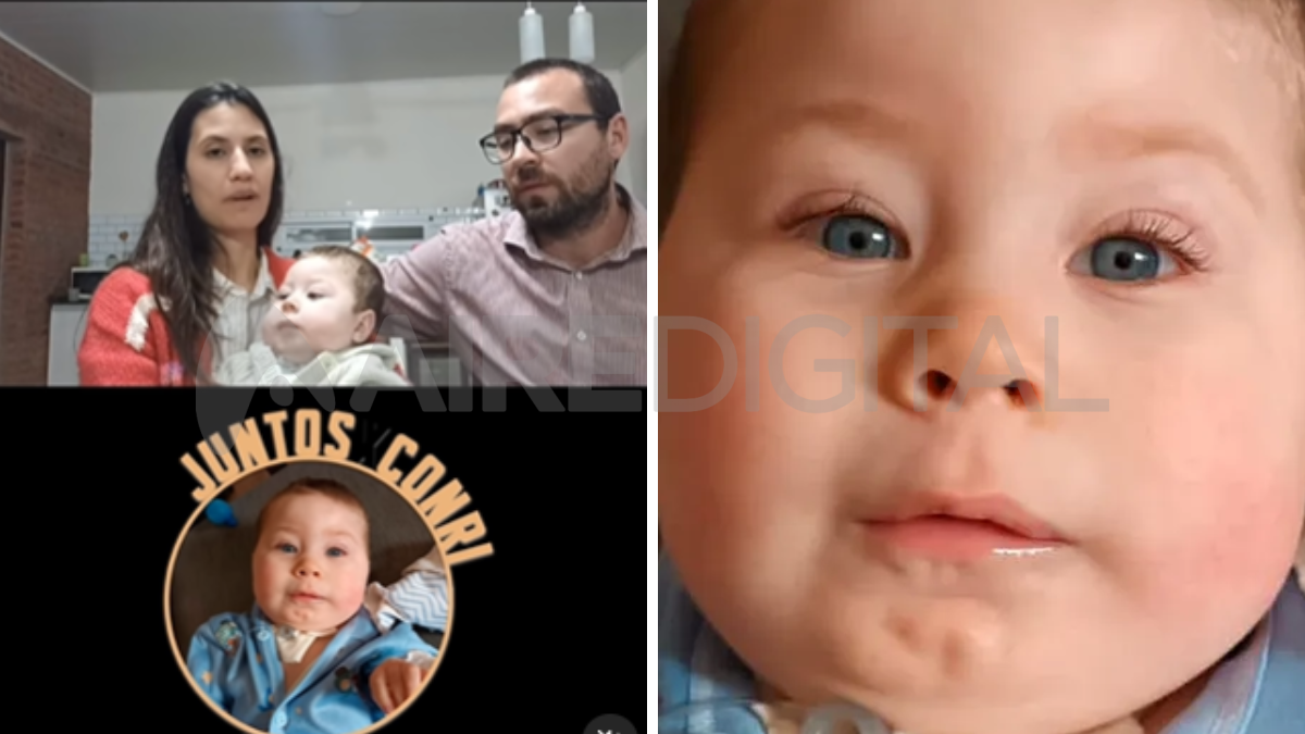 Giuliana Salvetti y Maximiliano Regué: la mamá y el papá de Conri