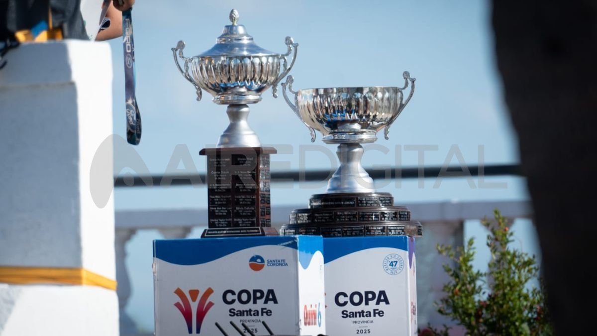 El trofeo que se llevará el ganador de la Maratón Santa Fe-Coronda.