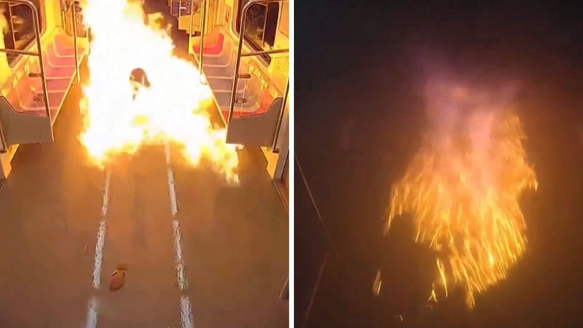 Prendió fuego un vagón de tren en Corea del Sur tras perder un juicio y dejó 22 heridos: fue imputado