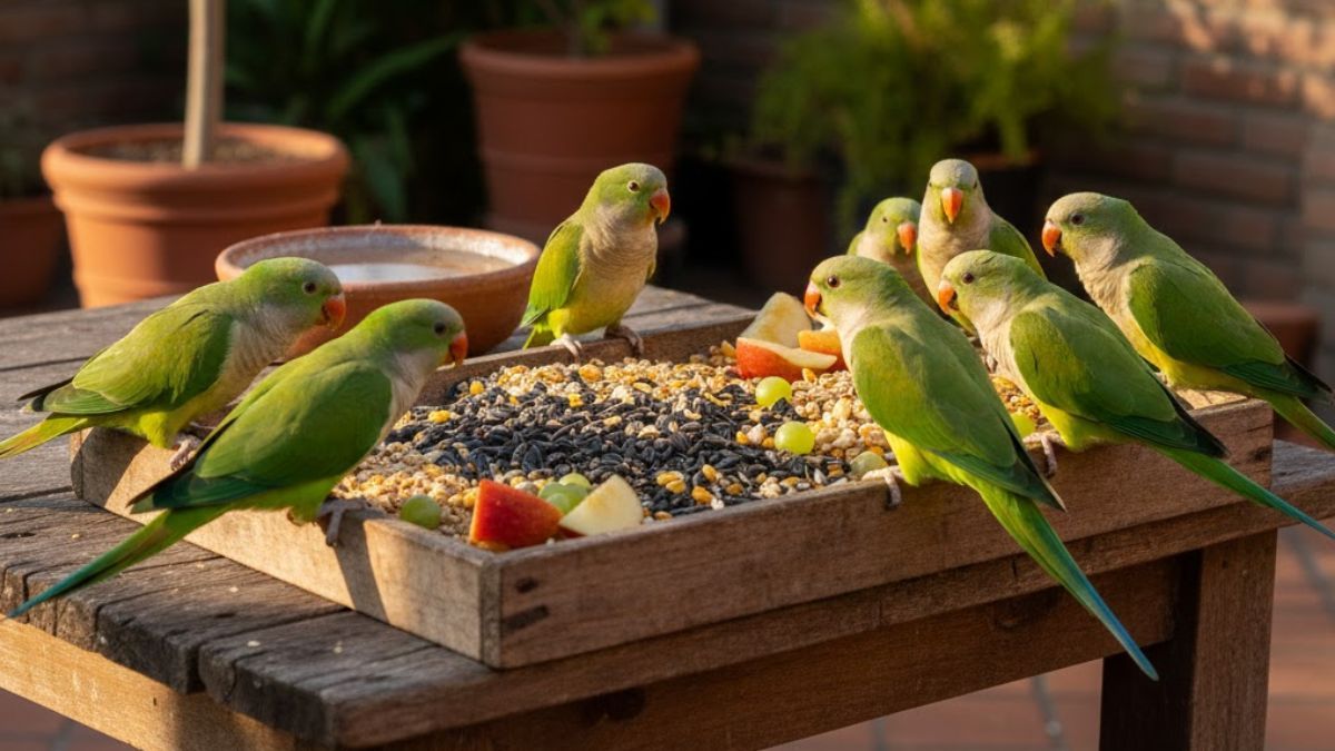 Las cotorras visitarán tu jardín