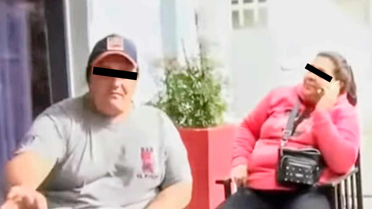 Roxana Alamandoz y su esposo. Roxana Alamandoz y su esposo.