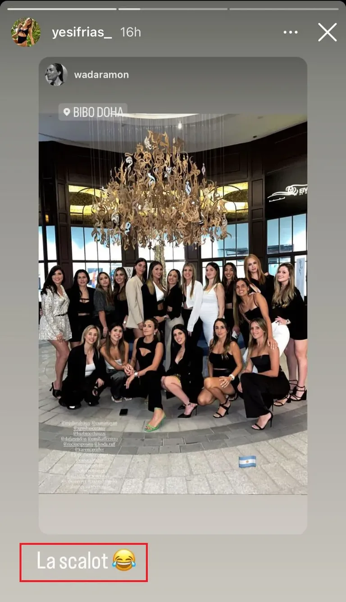 Yésica Frías, la pareja de Exequiel Palacios, develó el apodo “la Scalot”Instagram: @yesifrias_