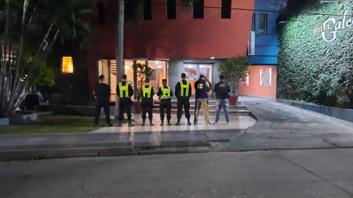 La detención se produjo el miércoles en un hotel ubicado en calle Belgrano al 2700.