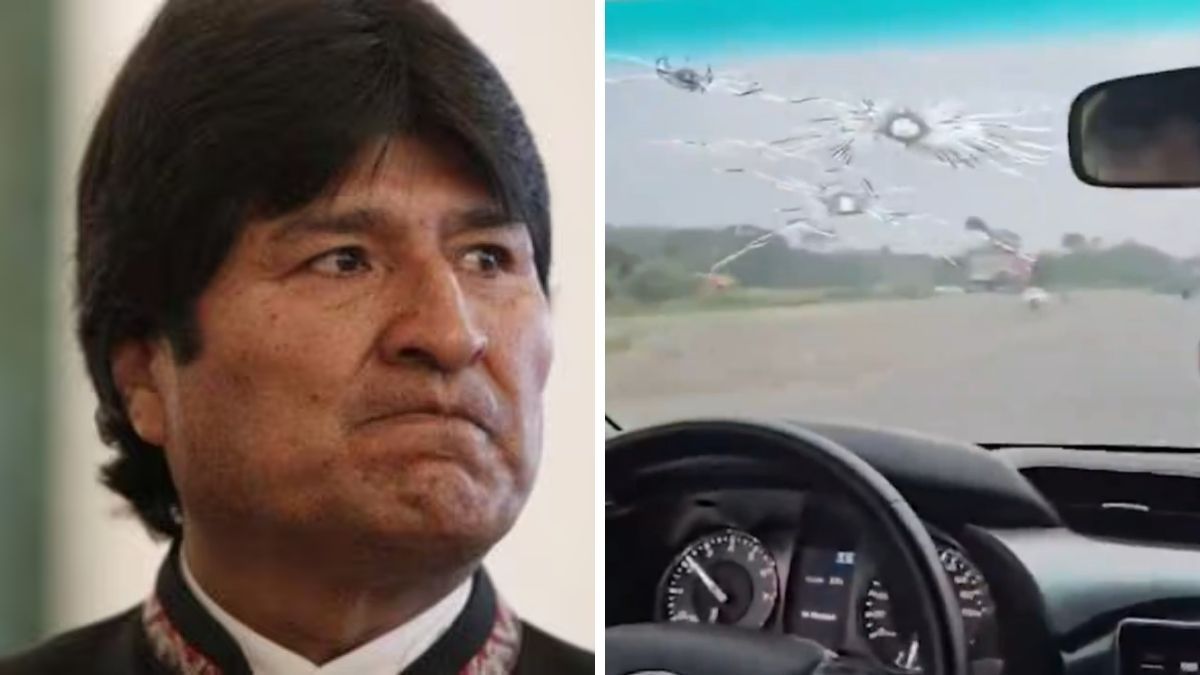 Evo Morales denunció que le dispararon 14 veces mientras viajaba en su auto