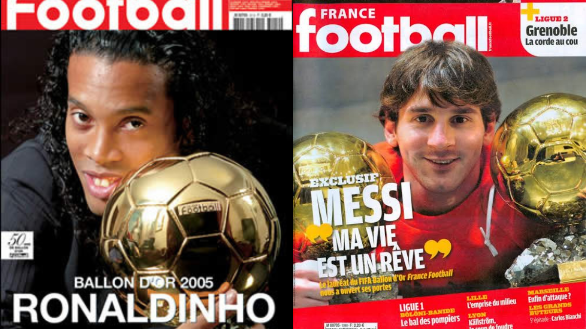 La revista francesa France Football creó el Balón de Oro en 1956 y desde entonces distingue a los futbolistas más destacados del mundo, en un premio que evolucionó a lo largo de siete décadas.