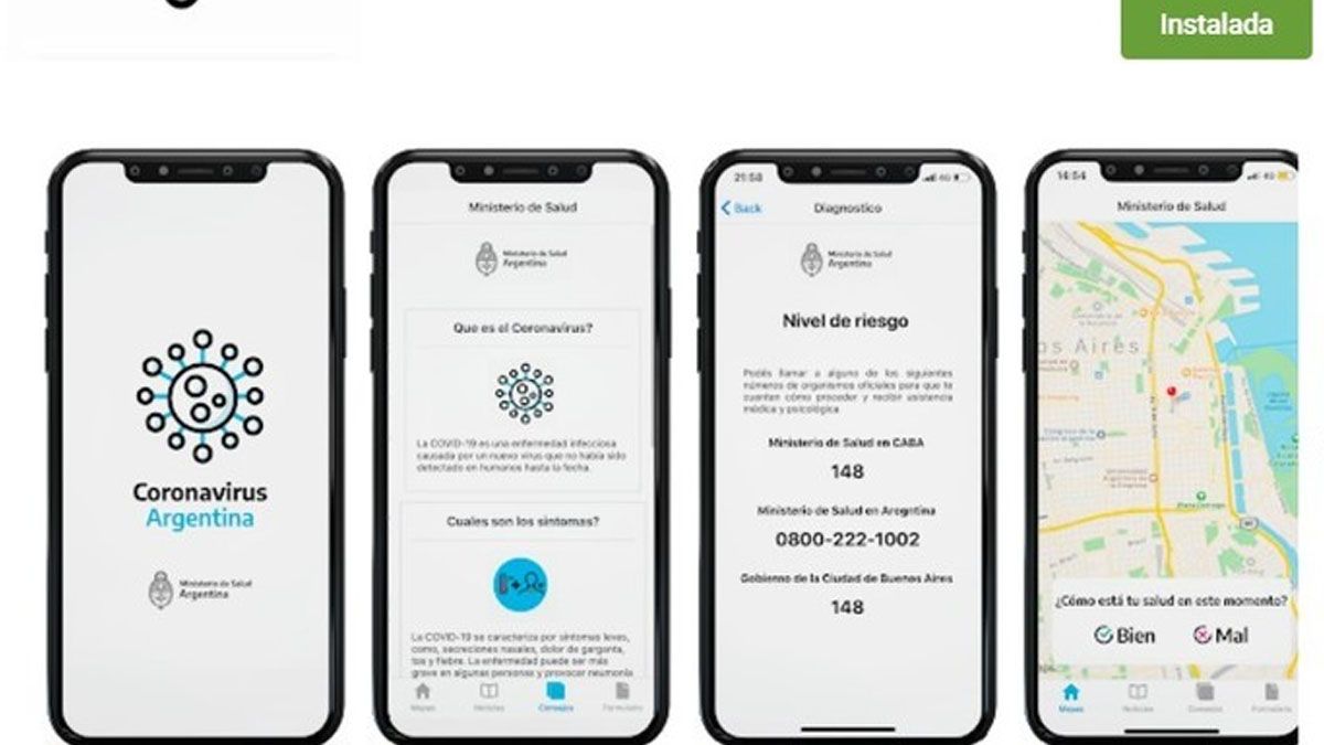 Coronavirus: el gobierno puso a disposición una app para hacerse el autotest