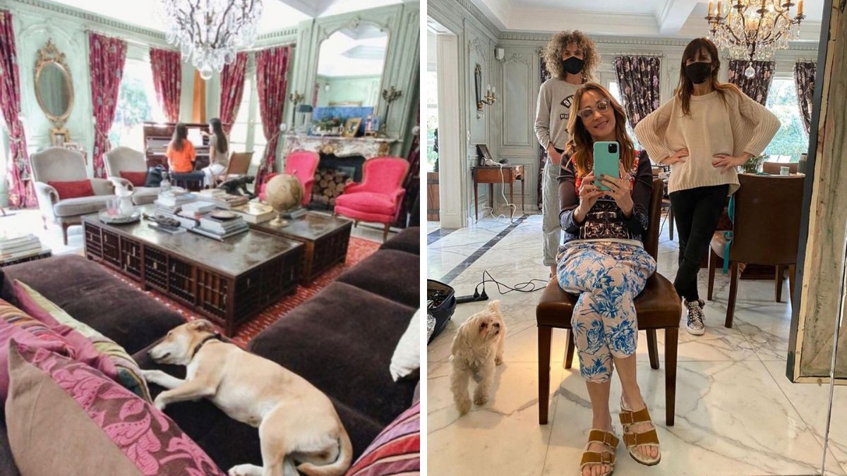Así es la enorme mansión de Verónica Lozano al estilo Versalle