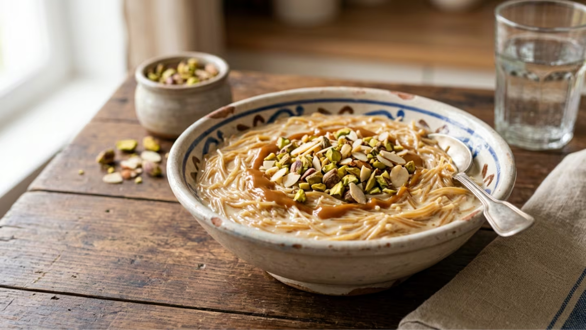 Cómo preparar los fideos con leche, el postre del Medio Oriente que le compite al arroz con leche Cómo preparar los fideos con leche, el postre del Medio Oriente que le compite al arroz con leche