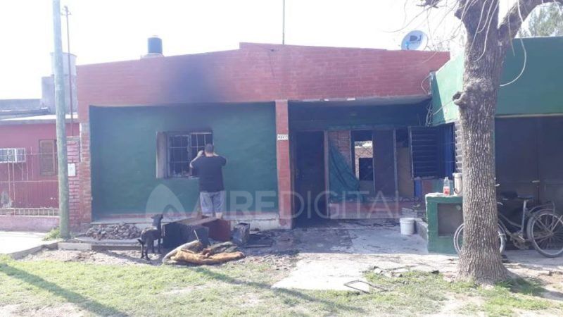 Trágico incendio en una vivienda de Santo Tomé: un menor fallecido