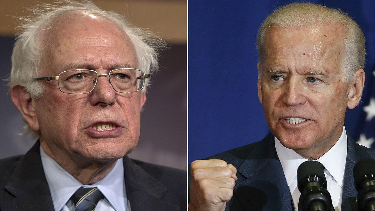 El senador Bernie Sanders (izq)&nbsp;abandon&oacute; la carrera presidencial en Estados Unidos y as&iacute; despej&oacute; el camino para que Joe Biden (der) se convierta en el candidato del partido Dem&oacute;crata para enfrentar al mandatario Donald Trump en las elecciones generales de noviembre pr&oacute;ximo.