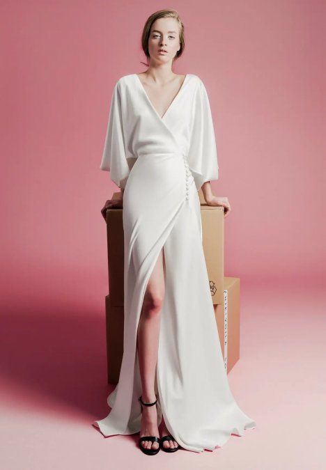 Un vestido de novia de plástico reciclado, por Sophie et Voilà.