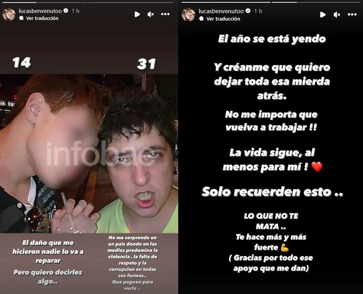 Lucas Benvenuto realizó una publicación en Instagram recalcando la edad que tenía cuando conoció a Jey Mammon. Lucas Benvenuto realizó una publicación en Instagram recalcando la edad que tenía cuando conoció a Jey Mammon.