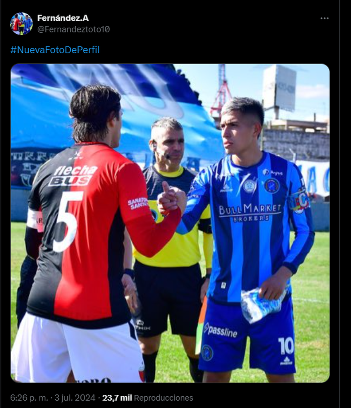 La foto del 10 de San Telmo que descolocó a los hinchas de Colón en pleno mercado de pases. La foto del 10 de San Telmo que descolocó a los hinchas de Colón en pleno mercado de pases.