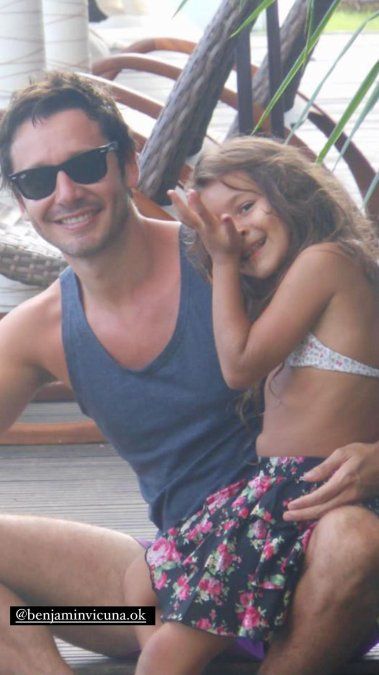 Blanca fue el primer fruto del amor ente Pampita y Benjamín Vicuña.