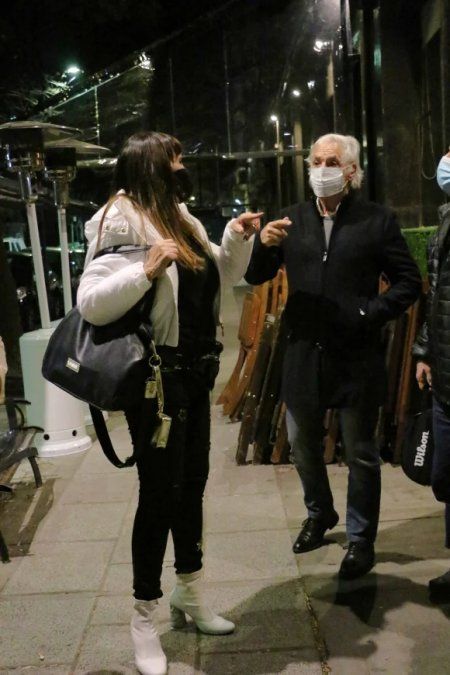 Moria Casán y Pato Galmarini.