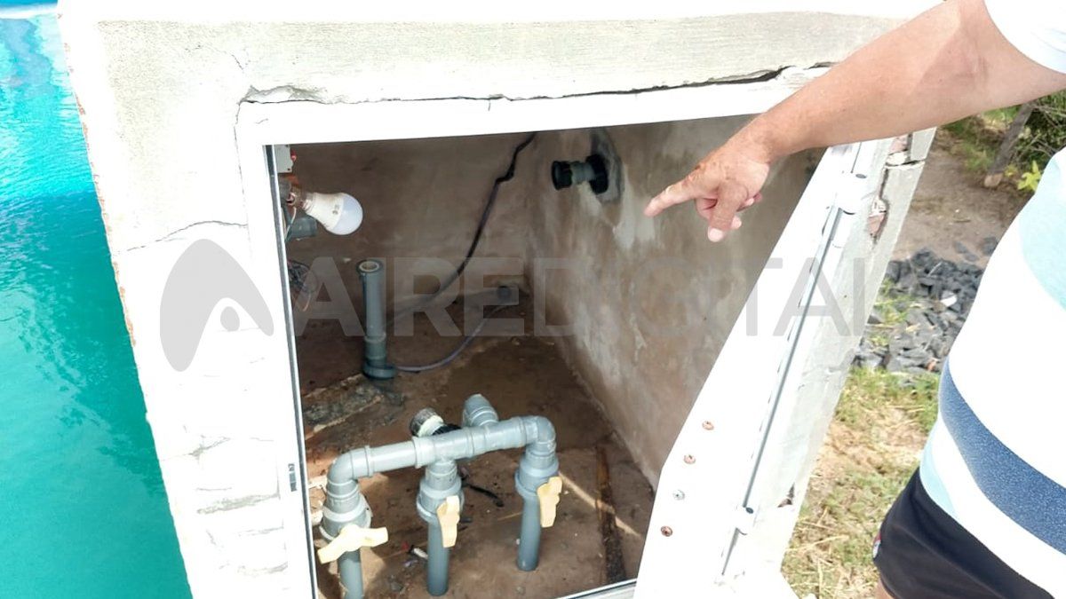 Los ladrones violentaron una casilla y se llevaron dos bombas de agua.&nbsp;