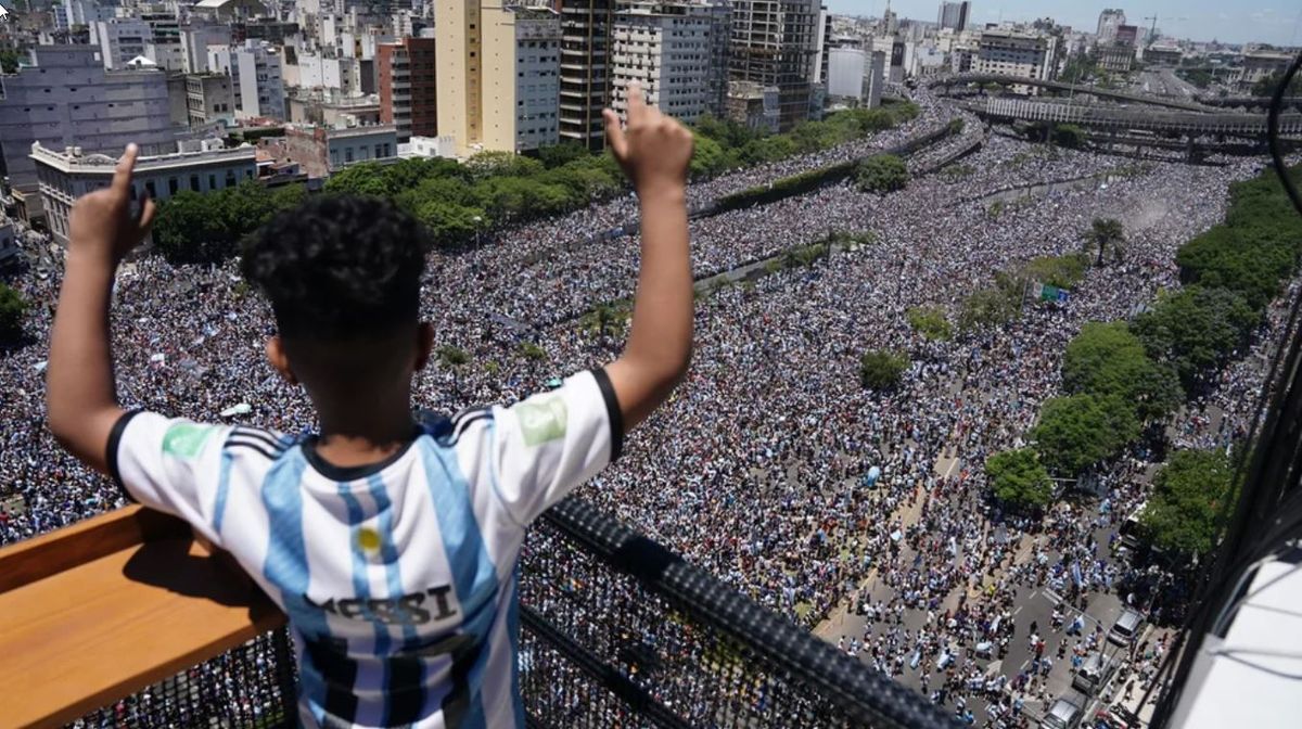 La caravana de los campeones EN VIVO la Selecci n Argentina