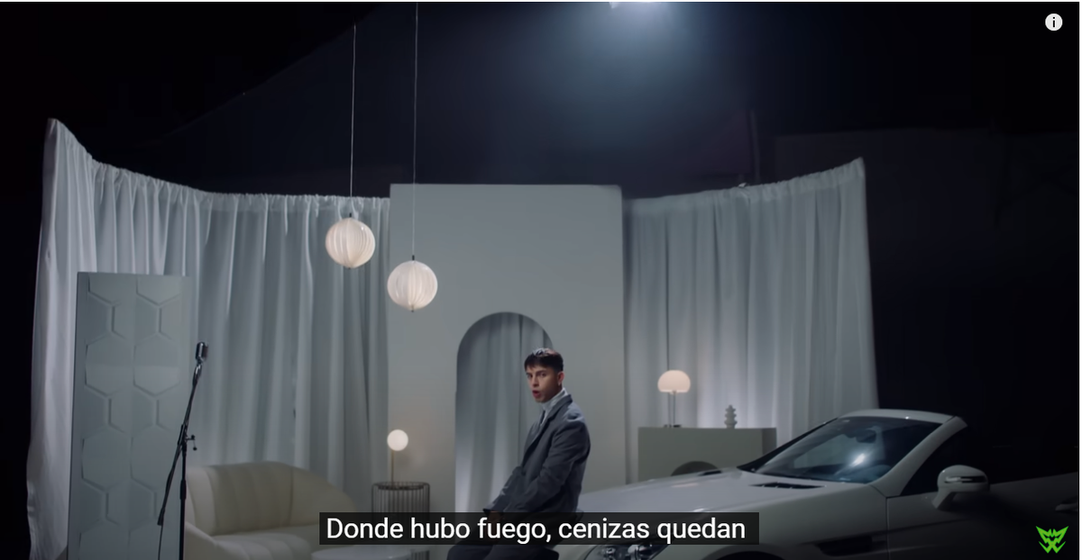 "Dónde hubo fuego, cenizas quedan", afirmó de manera audaz Rusherking.